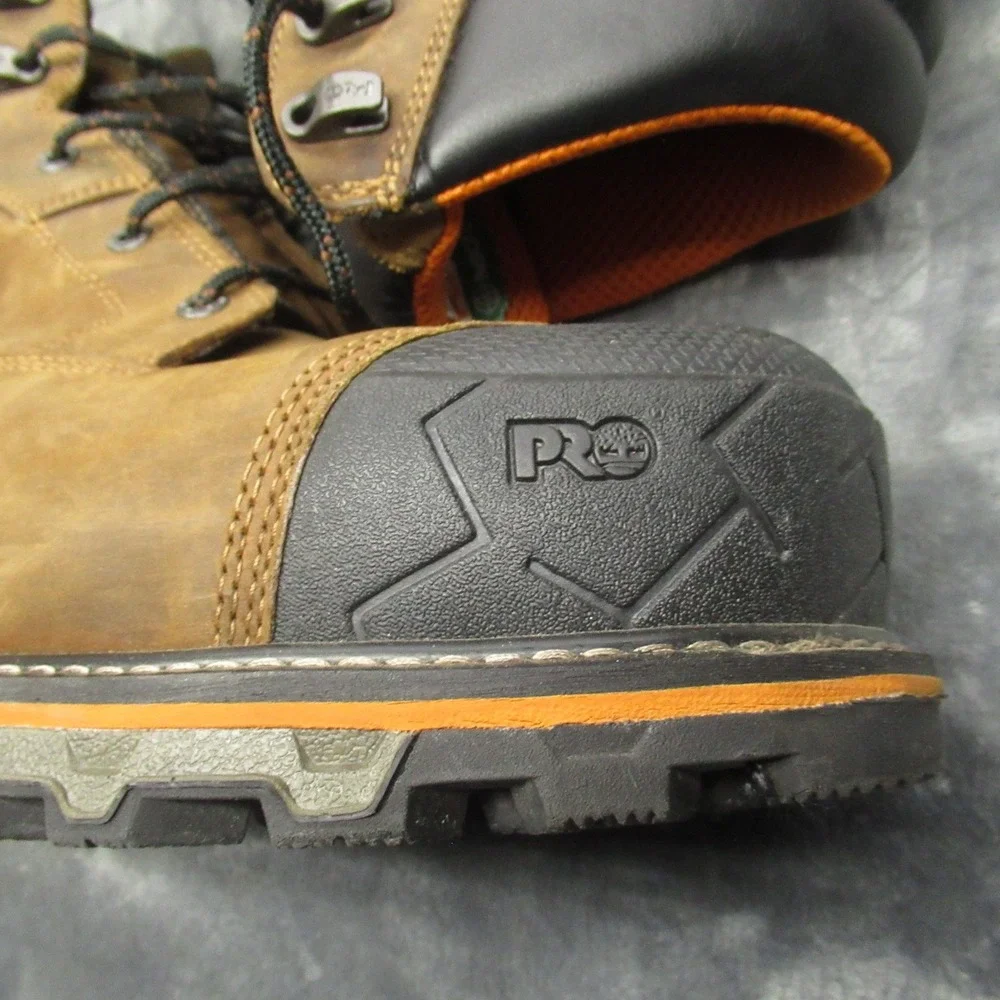 Timberland PRO Work Boots Men 15 Wide Brwn‎ Waterproof Composite Toe Boondock 6